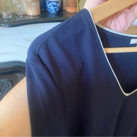 Ganni Clark Dress Total Eclipse Bell Sleeve - Picture 7 of 13